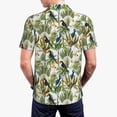 thumbnail image 2 of Polo Shirts for Men, Tropical Cute Parrot Toucan Cuteness Casual Mens Polo Shirts Short Sleeve Button Down Classic Mens Golf Polo Shirts, 2 of 7