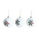 thumbnail image 2 of Adornos para árbol de Navidad, bolas de plástico blancas con diseños de ciervos y estrellas, 8 x 8 x 8 cm, decoración festiva para árboles de Navidad.,Vsgery, 2 of 8