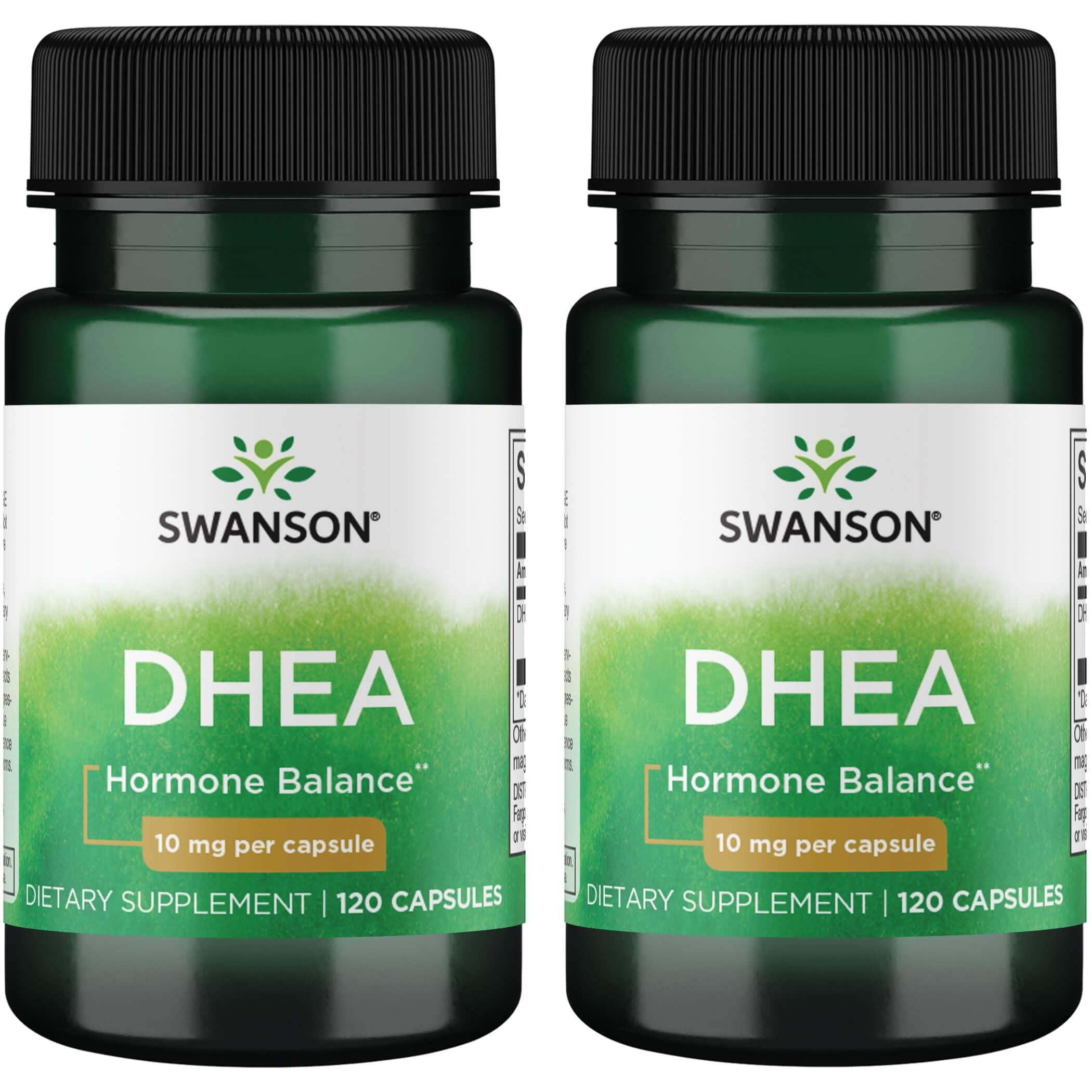 Swanson Dhea 10 mg 120 Caps 2 Pack