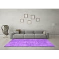 thumbnail image 3 of Ahgly Company Indoor Square Persian Purple Bohemian Area Rugs, 7' Square, 3 of 4
