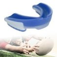 Sports Mouth Guard Football Shock Mouth Guards EVA Athletic Mouth Guards for AdultsBlue White
