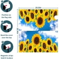 thumbnail image 4 of Summer Mailbox Covers Magnetic Standard Size 18" X 21" Sunflowers Mailbox Covers Yellow Flower Mailbox Wraps Post Letter Box Cover Decor for Home Outdoor Garden, 4 of 6