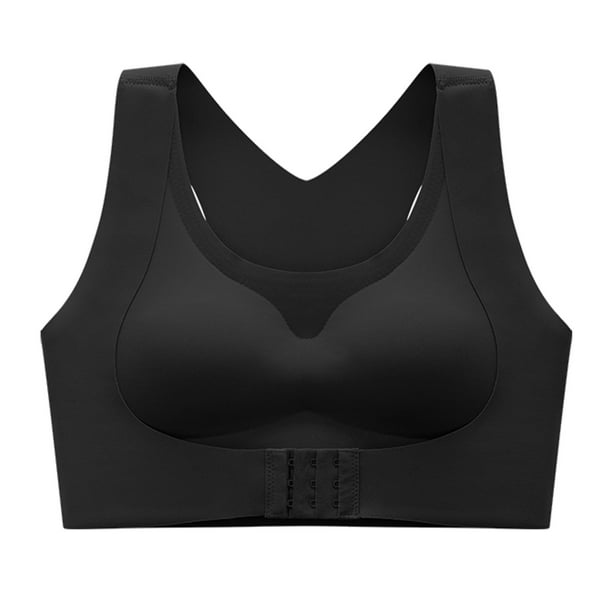 Sujetador deportivo para mujer - A prueba de golpes, para correr/fitness/yoga, nailon y spandex, tallas grandes - Tallas M-XXXXXL