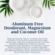 thumbnail image 3 of Desodorante Dr. Teal's aceite de coco en barra para dama 75 g, 3 of 5