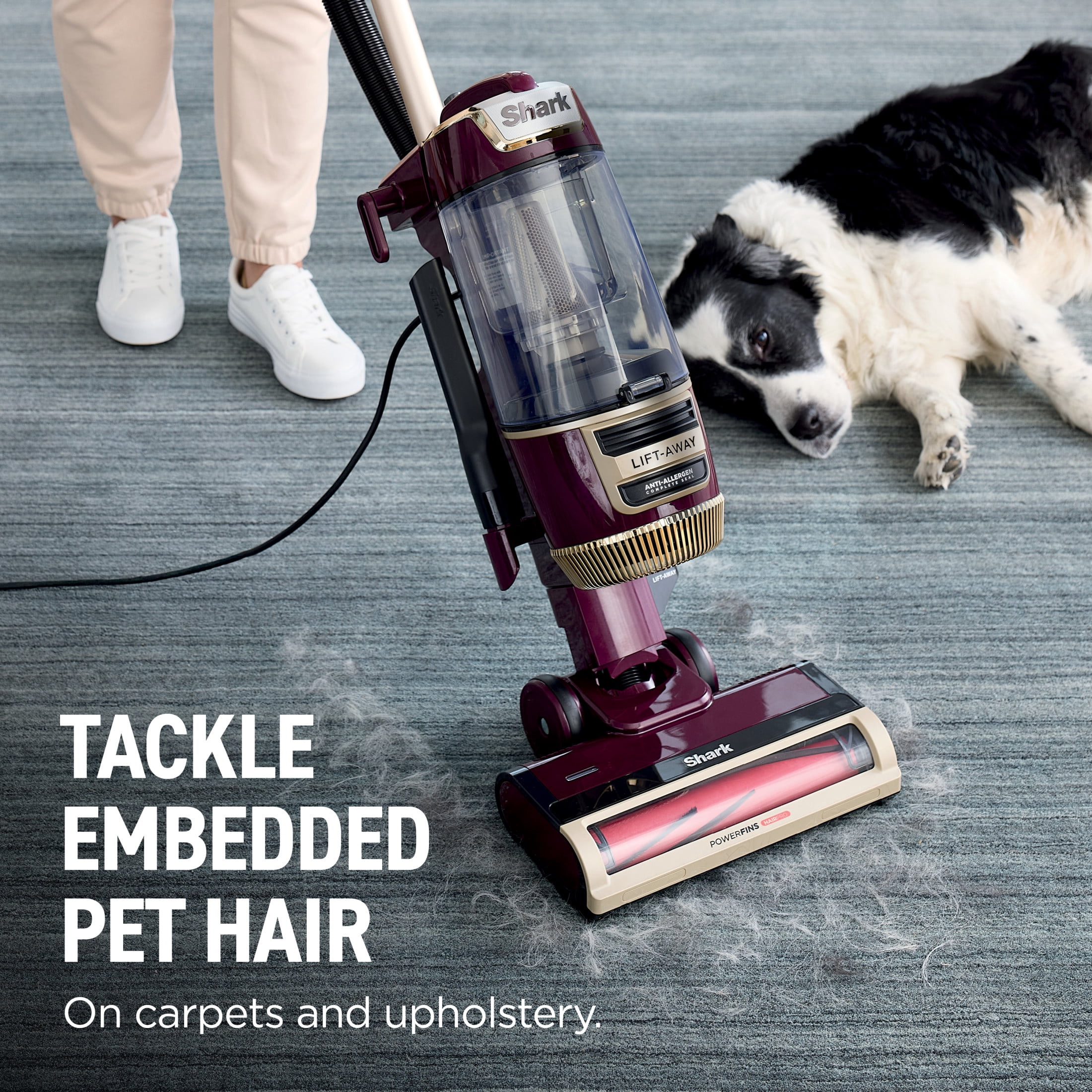Shark Rotator Lift-Away ADV Upright Vacuum, with PowerFins HairPro Brushroll, LU240 Terracotta