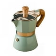 thumbnail image 4 of Coffee Maker Aluminum Italian Moka Espresso Coffee Maker Percolator Stove Top Pot 150/300ML Kitchen Tools Stovetop Coffee Maker For Coffee, 4 of 7