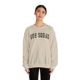 thumbnail image 4 of Sub Substitute Teacher Sweatshirt Gifts Crew Neck Shirt Long Sleeve Unisex, 4 of 7