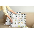 thumbnail image 3 of Ambesonne Fish Throw Pillow Cover 2 Pack, Underwater Aquatic Species, 16", Yellow Blue Black, 3 of 6