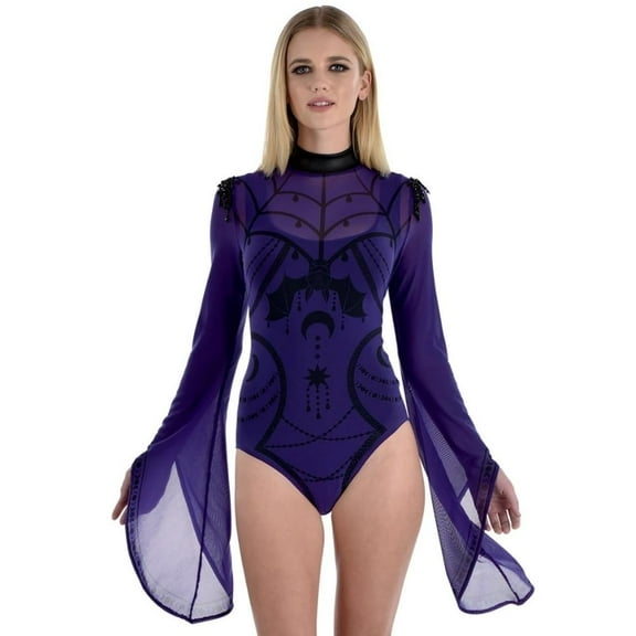 Amscan Bad Witch Bodysuit Costume Women's (S/M)