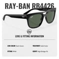thumbnail image 5 of Ray-Ban RB4426 PHIL BIO-BASED Square Shaped Non-Polarized Sunglasses for Men & Women - Includes Official RAYBAN Eyewear Kit - Ideal Formal & Casual Wear Sunglasses - Dark Green Lens, 5 of 6