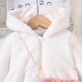 thumbnail image 4 of LFEOOST Baby Girls Infant Winter Faux Fur Outerwear Coats Snowsuit Clothing Jackets White 90, 4 of 6
