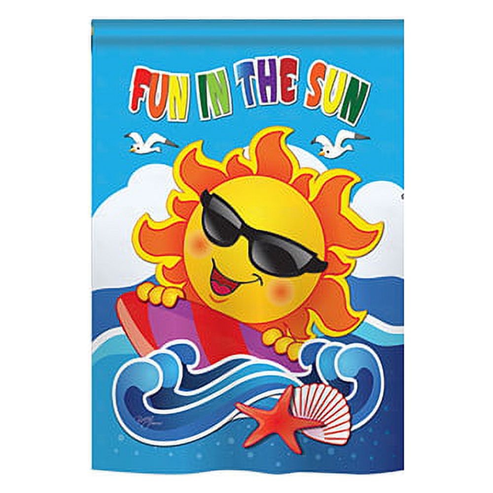 Breeze Decor 56069 Summer Fun in the Sun 2-Sided Impression Garden Flag - 13 x 18.5 in. - image 2 of 2