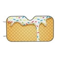 thumbnail image 7 of Balery White Ice Cream Print Car Windshield Sun Shade,Windshield Sunshade for Car Pickup Truck SUV Accessories-Small, 7 of 7