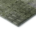 thumbnail image 4 of Addison Rugs Mayfield Washable Transitional Patchwork Olive Rectangle Rug, 1'8" x 2'6", 4 of 5