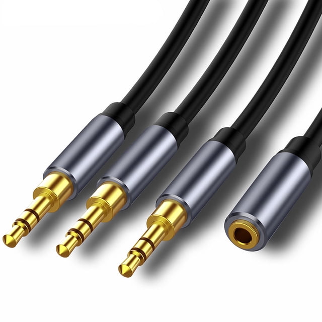 Cable Divisor Jack de 3,5mm Adaptador de Audio Seitruly