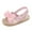 Pink, variant on JSCDRPDWL Size 5 Toddler Girl Sandals Boys Wide Shoes Toddler Girls' Summer Outdoor First Walk Sandals with Flower Bowknot Kids Shoes Toddler Shoes Size 6