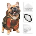 thumbnail image 3 of Balery 1860s Style American Cowboy Sudadera con Capucha para Perros Pequeños – Ropa para Mascotas, Disfraz para Perros y Gatos, Ideal para Fiestas y Cosplay-XX-Large, 3 of 7