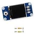 thumbnail image 1 of 1.44 Inch LCD Display HAT for Raspberry Pi 2B/3B/3B+/Zero/Zero W 128X128 Pixels SPI Interface LED Backlight 3.3V,1 * 1.44inch LCD HAT 1 * RPi screws pack,Black & Blue, 1 of 8