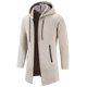 thumbnail image 3 of Gibobby Sueter Cardigan Casual Suéter De Talla Grande para Hombre, Cárdigan De Invierno Grueso Y Cálido, Cuello Alto, Prendas De Vestir para Hombre, Diseño De Cuello Alto(Gris,M), 3 of 4