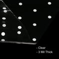 thumbnail image 4 of Uxcell 49ft x 16in Wrap Wrapper Wrapping Paper 3 Mil Thick White Polka Dots, Clear 1 Roll, 4 of 4