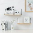 POINTERTECK Floating Shelves Wall Mounted Wooden Floating Shelves