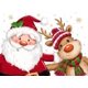 thumbnail image 1 of ZHAOCHENG Kits de pintura de diamante de Papá Noel de 12.0 x 16.0 in, kit de arte de diamante de Navidad para adultos, pintura 5D con taladro de diamante completo para interacción entre padres e hijos, 1 of 5