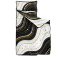 thumbnail image 2 of Black and Gold Marble Pattern Teens Toddler Nap Mat with Pillow, Sleeping Mat Bag for Preschool Daycare 51"x22", 2 of 6