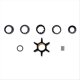 thumbnail image 2 of Water Pump Impeller Kit For Mercury 30-70HP 47-89983Q1 47-89983T2, 2 of 5