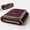Plum, variant on 100% Wool Blanket, 48" x 62", Warm, Thick, Washable, Military Wool Blanket, Great for Camping, Outdoors, Sporting Events, Survival Kits, Brown