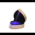 thumbnail image 5 of Caja de regalo de anillo en forma de corazón con luz LED, estuche de joyería para pendientes de terciopelo con luz, caja de presentación de joyería para boda, compromiso, 5 of 5