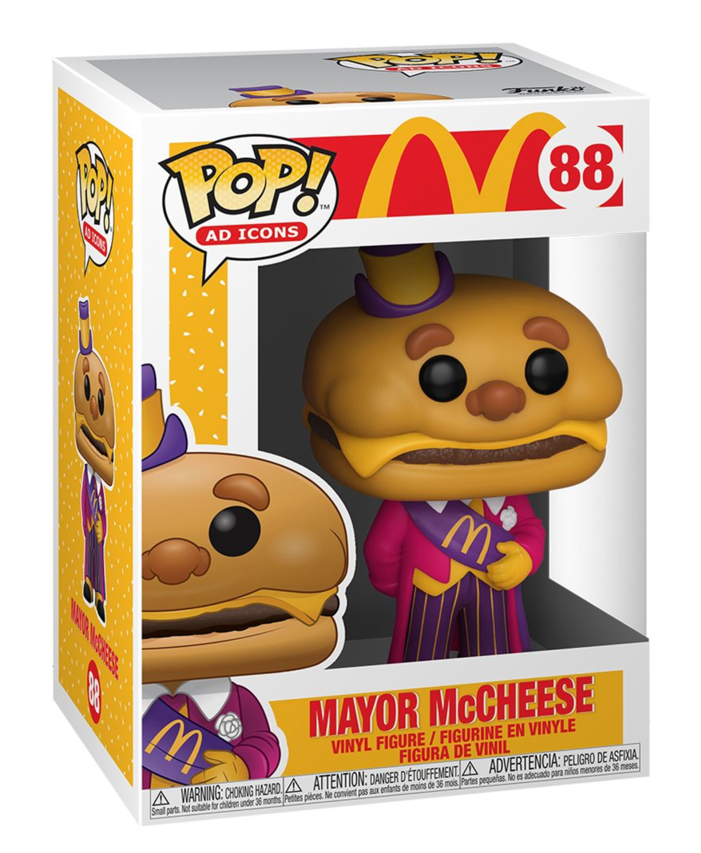 Pop McDonald's Mayor McCheese Vinyl Figure (Other) - image 2 of 2