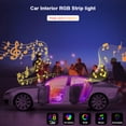 thumbnail image 2 of Car Interior RGB Changing Strip Light with Remote Control and APP Control ,48 LEDs Glow Neon Lighting Kit., 2 of 7