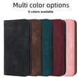 thumbnail image 4 of Funda de cuero para teléfono móvil iPhone 14 con carga inalámbrica, funda para teléfono móvil Apple 12, funda protectora multifuncional magnética 13, 4 of 6
