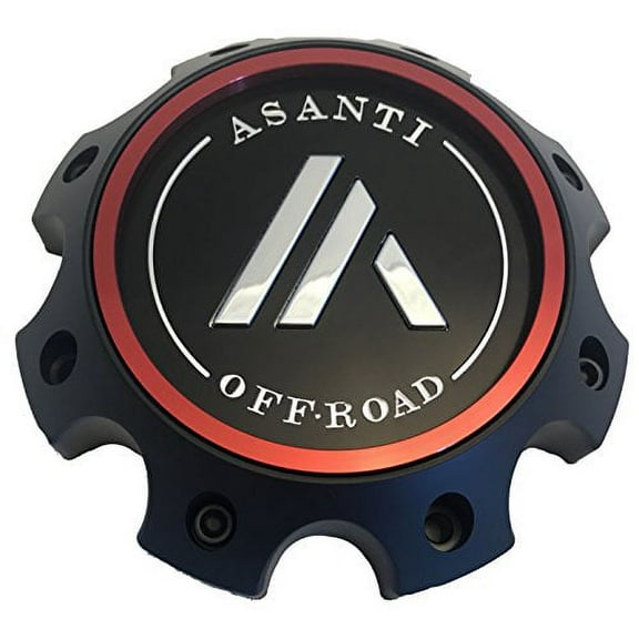 Asanti Offroad 8 LUG Matte Black Wheel Center Cap (QTY 2) PN : 130L1708SB-H42, T130L170-8-H42