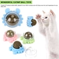 thumbnail image 6 of Deago 3 Pack Catnip Balls for Cats Wall, Edible Cat Nip Licking Balls, Safe Healthy Cat Nip Ball, Rotatable Catnip Roller for Cat Teeth Cleaning Relieve Cat Anxiety, 6 of 8