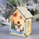 thumbnail image 5 of Yuarrent Casa de de Navidad, exquisito adorno de escritorio, lámpara de noche en forma de cabina, colgante luminoso en miniatura brillante Kits de decoración para fiestas Muñeco de nieve Yuarrent HA068046-02B, 5 of 6