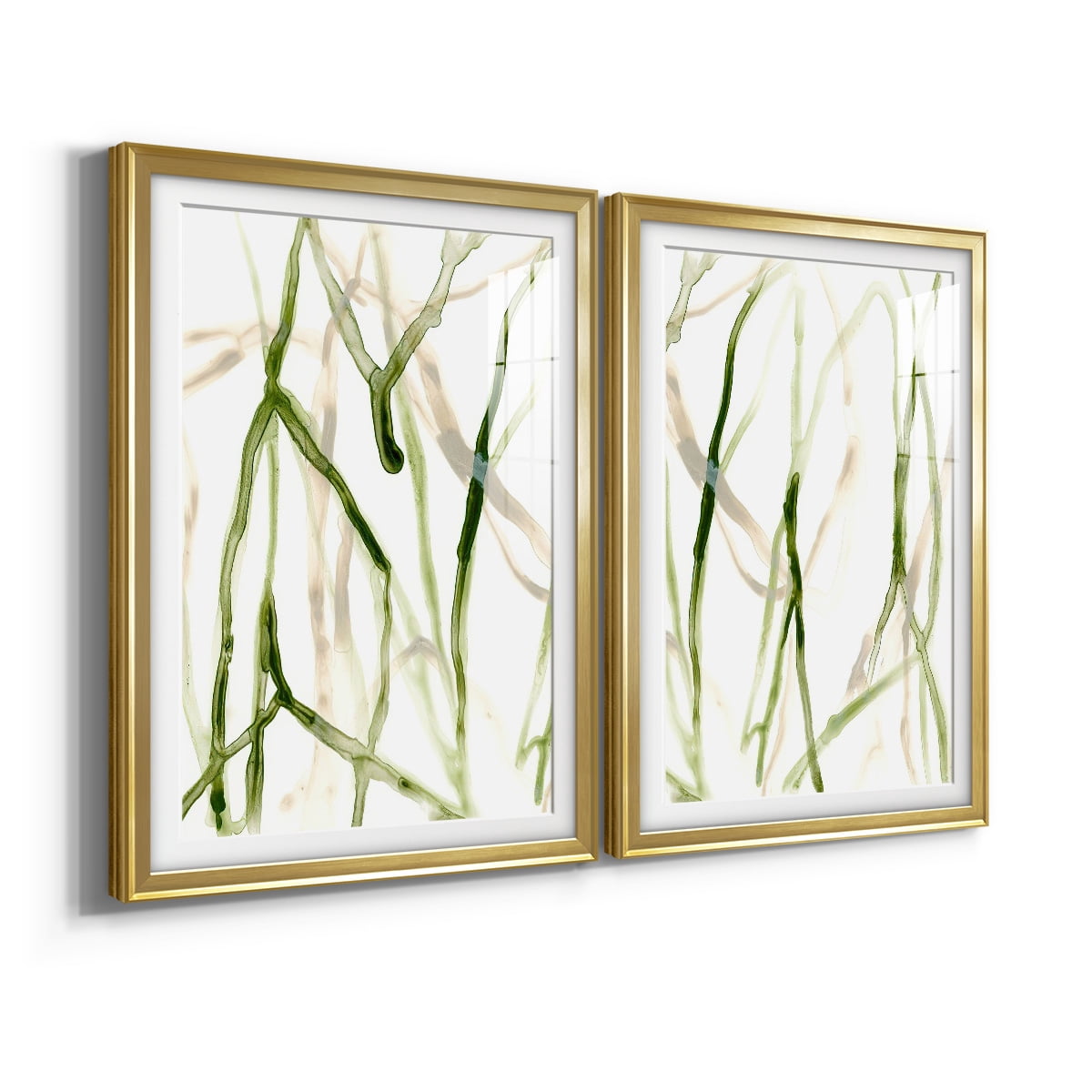 Wexford Home Runnel VII Premium Framed Print, 26.5" x 36.5" - Ready to Hang, Gold (Set of 2)