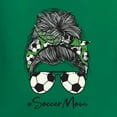 thumbnail image 2 of Messy Bun Soccer Life | Mom Life Game Day Vibes Sports Lover | Mother's Day Sports Ladies Racerback Sleeveless Top, Kelly, XL, 2 of 5