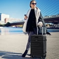 thumbnail image 2 of Costway 20" Carry-on Luggage PC Hardside Suitcase TSA Lock w/ Front Pocket & USB Port, 2 of 10