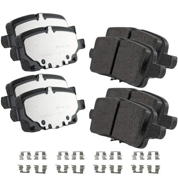 Brake Pad Set Compatible with 2016-2019 Chevrolet Malibu 2018-2020 GMC Terrain 4Cyl 8Cyl 6Cyl 2.0L 6.0L 5.3L 3.5L Rear
