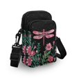 thumbnail image 3 of HELLHERO Dragonfly Pattern Crossbody Small Bags for Adult Polyester Cross Body Purse with with Zipper Closed, 3 of 7