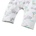 thumbnail image 6 of 0-18M Baby Girls Boys Cotton Sleeveless Romper Cartoon Overall Jumpsuit Outfits, 6 of 6