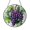Acrylic 3.5 Inch, variant on Grape Vineyard Fruit Stained Glass Suncatcher, Decorative Kitchen Window Hanging Art Glass Panel Accent