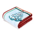 thumbnail image 3 of Lit Holiday LED Throw, Christmas Tree Blanket with Soft Fabric and 3 Lighting Modes, 50” x 60”, 3 of 9