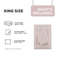 thumbnail image 6 of Regency Heights King Size Cotton Flannel Sheet Set, 4-Piece Flannel Bed Sheets King, 100% Cotton Bed Sheets Set with Deep Pocket, Blush Dots, 6 of 7