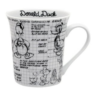 Walt Disney Donald Duck MorningsPhooey! Coffee Mug White/Blue Ceramic  Cup