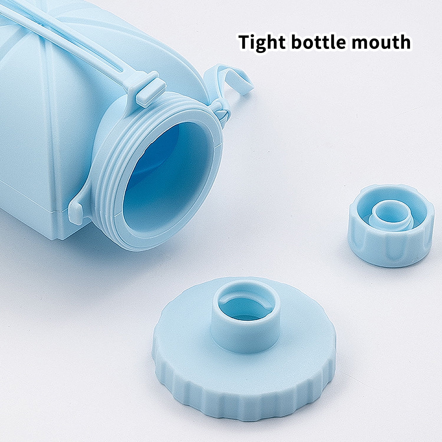Collapsible Water Bottle 800ml– Ultralight, Leak-Proof, BPA-Free, Filter Compatible Travel & Hiking Flask