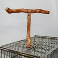 thumbnail image 3 of Percha Para Pájaros De Madera En Forma De T, Soporte De Madera Para Loros, Divertido Y Resistente, Para Moler Patas, Alivia El Aburrimiento Para Periquitos Y Cacatúas Para, 3 of 7