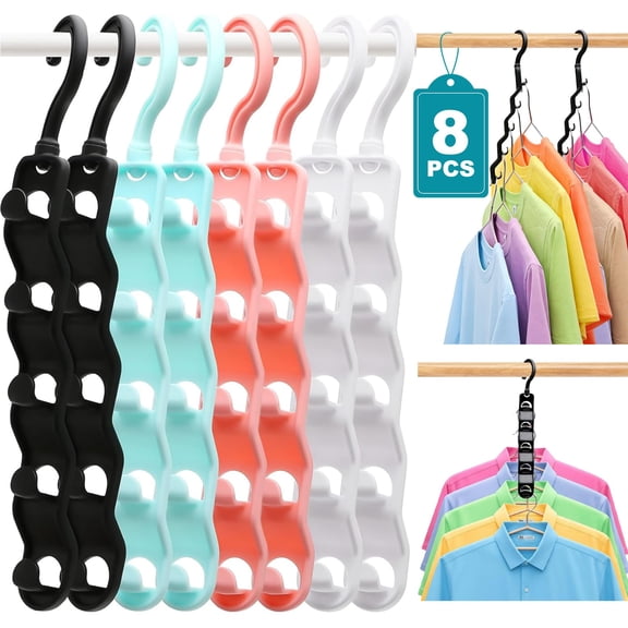 Closet Organizers and Storage,Upgraded Organization and Storage Clothes Hanger,12 Pack College Dorm Room Essentials,Sturdy Closet Organizer Home Essentials Space Saving Hangers for Thick Clothe