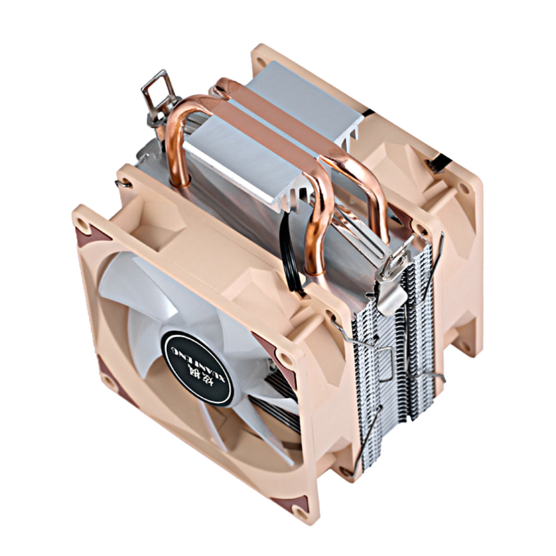 2 Heat Pipe 9cm Efficient Cooler Computer Processor CPU Cooling Fan Suitable For Installing LGA775 115x 1200 1700 1356 1366 AMD